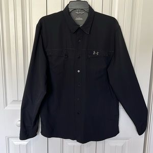 Men’s medium long sleeve button up by Under Armour